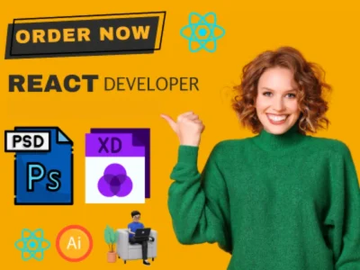 Figma To React js | PSD | Next Js Responsive Design | Javascript | Upwork