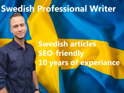 An article, blog or content in swedish