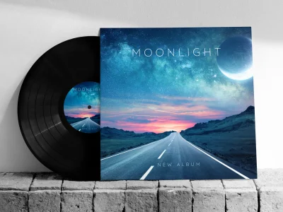 Album cover art, and podcast cover art