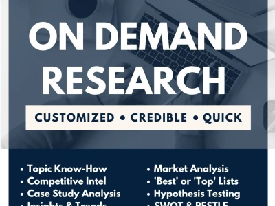 Comprehensive high quality market research reports
