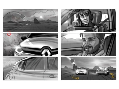 Professional and awesome storyboards for your project