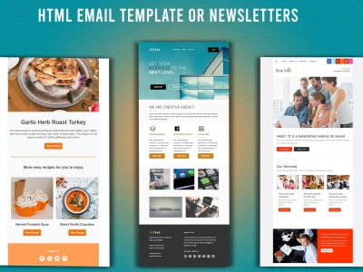 Custom HTML email template or newsletter | Upwork