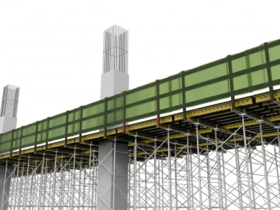 Scaffolding 3d models and render