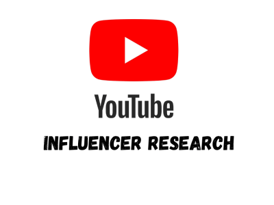 YouTube influencers list of any targeted Niche for influencer marketing.