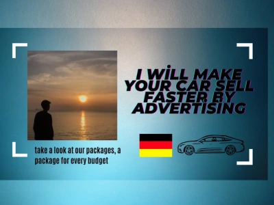 Vehicle sales advertisement , via social media