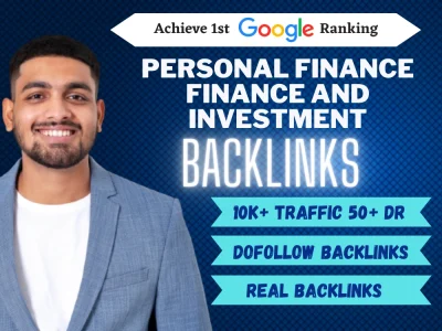 Premium Personal Finance, Finance And Investment Guest Posts and Backlinks