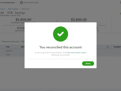 A complete package of book Catches up in Quickbooks.