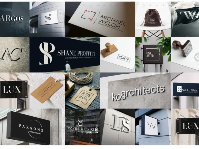 A clean, modern and minimalist typography logo design