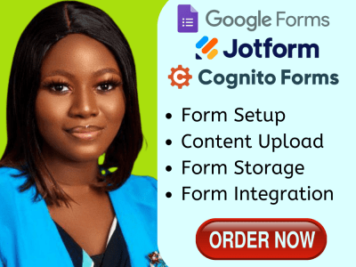 JotForm, Typeform, Cognito form, and Google form setup