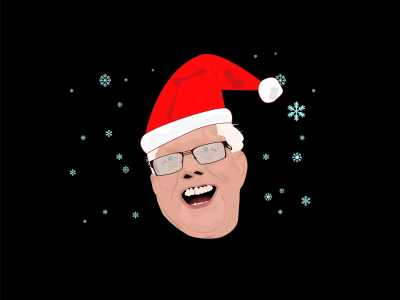Your Christmas vector portrait illustration in 24 hours. Character portrait