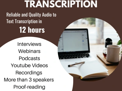 Transcription Services for Audio & Video