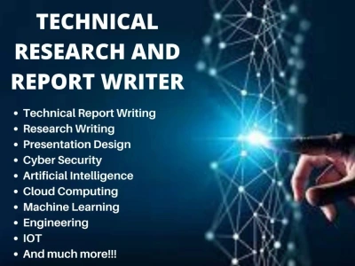 Technical research and report writing | Upwork