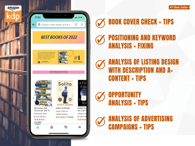 Amazon KDP book/listing quality check/fix