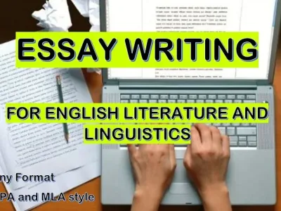 Fantastic essays on English literature or Linguistics topics