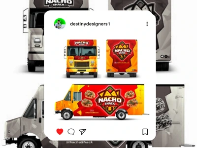 A Fresh, Vehicle wrap, Truck wrap, Car wrap, Trailer Wrap, Van wrap Design