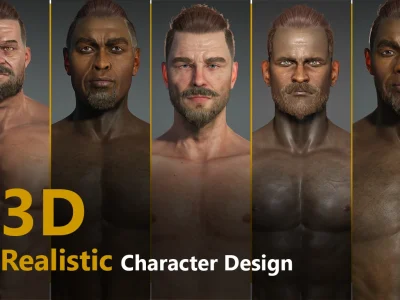3D Realistic Character Design for your game
