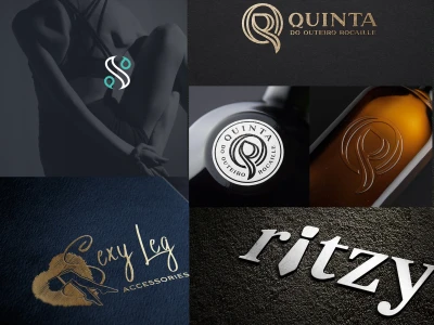 A luxurious logo design for fashion clothing brand, apparel and boutique