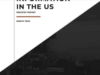 A 1 page PDF market research report on any industry.
