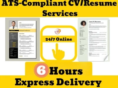 A professional resume, CV, and cover letter