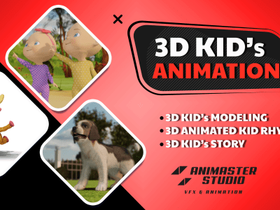 Kid animation, cartoon and kid rhymes in 3d