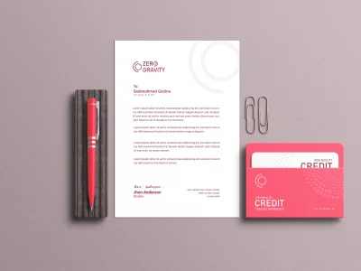 Full stationery design, brand identity and guidelines