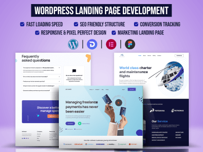 WordPress Landing Page| Elementor Landing Page | Divi Landing Page
