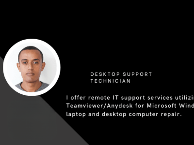 A Desktop Support Technician/Helpdesk