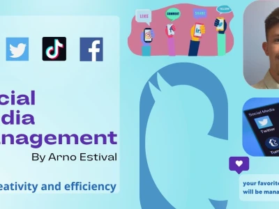 An ideal and catchy social media management service