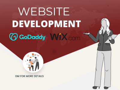 A customized Website for your business (Wix/GoDaddy.com)
