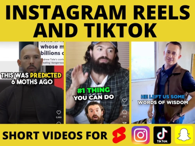 Engaging clips for TikTok, IG Reel or Youtube shorts