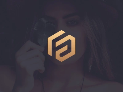 A luxurious and modern initial letter monogram logo