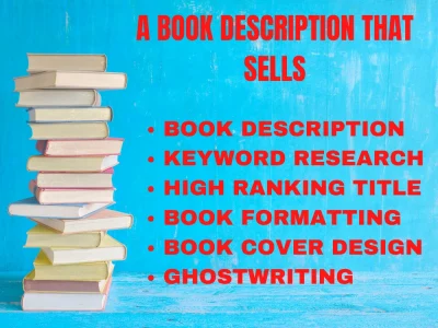 A high-selling SEO book description, book blurb, KDP