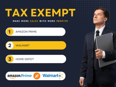 Sales tax registration &amp; Walmart tax exemption for all states | Upwork