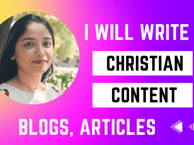 300 words of Valuable Christian article or blog in English or Hindi