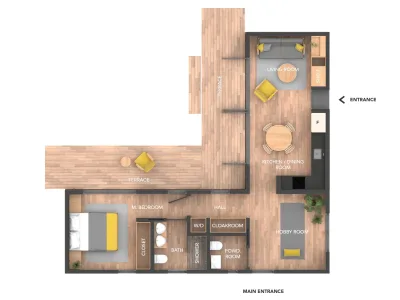 3D Floor Plan Rendering for Marketing