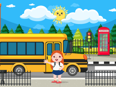 An amazing kids' animation for kids' songs and rhymes or cartoon videos