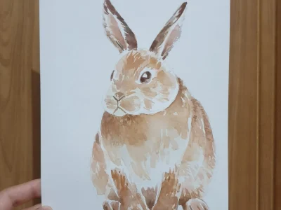 Watercolor for your pet