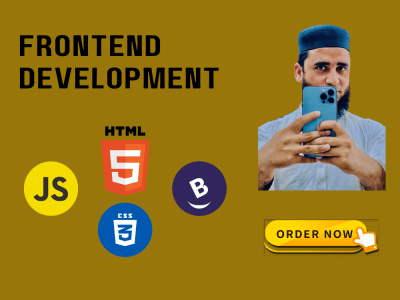 Frontend development in html, css, javascript, bootstrap and flutter ...