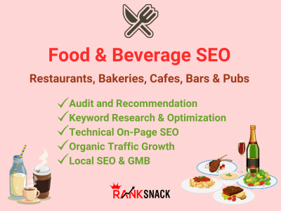 Food & Beverage SEO, Digital Marketing Services