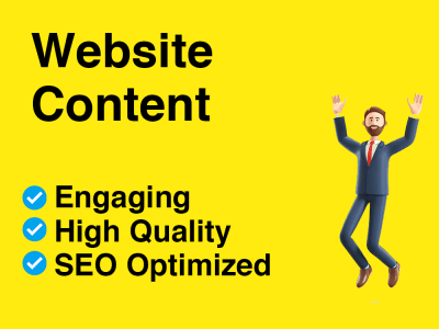 SEO Optimized web Content for your Website or Brand