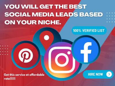 Social Media targeted list of any targeted Niche marketing.