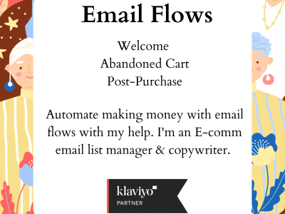 Email Flow Copy - Welcome, Abandoned Cart and Post-purchase sequences