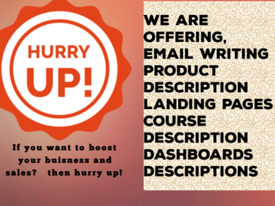 Amazing copywriter to scale up your business.