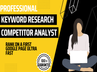 Best profitable Professional Keyword Research & Competitor Analysis