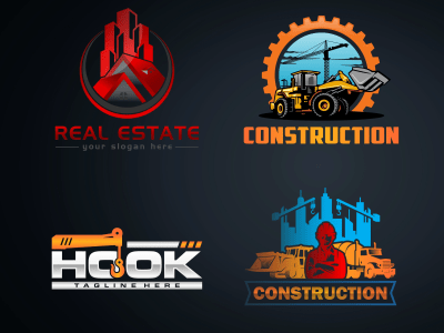 A Real estate, Property, Mortgage, Construction and Industrial Logo Design