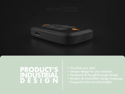 A professional industrial design for your innovative product