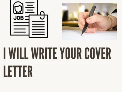 A professional cover letter for your dream job