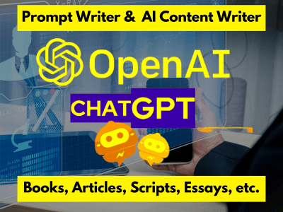 Unique writing using Chat GPT 4 or Jasper by a quality AI content writer.