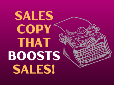 Professional, persuasive copywriting for sales pages and landing pages