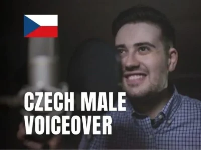 Czech audio (Voice over) recording of your projects